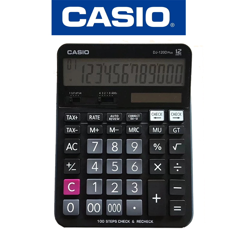 ของแท้100% เครื่องคิดเลข【รับประกัน 5ป เครื่องคิดเลขCASIO DM-1200V หน้าจอ 12หลัก จอใหญ่ ใช้งานง่าย เครื่องคิดเลขขนาดใหญ่ ตั้งโต๊ะ