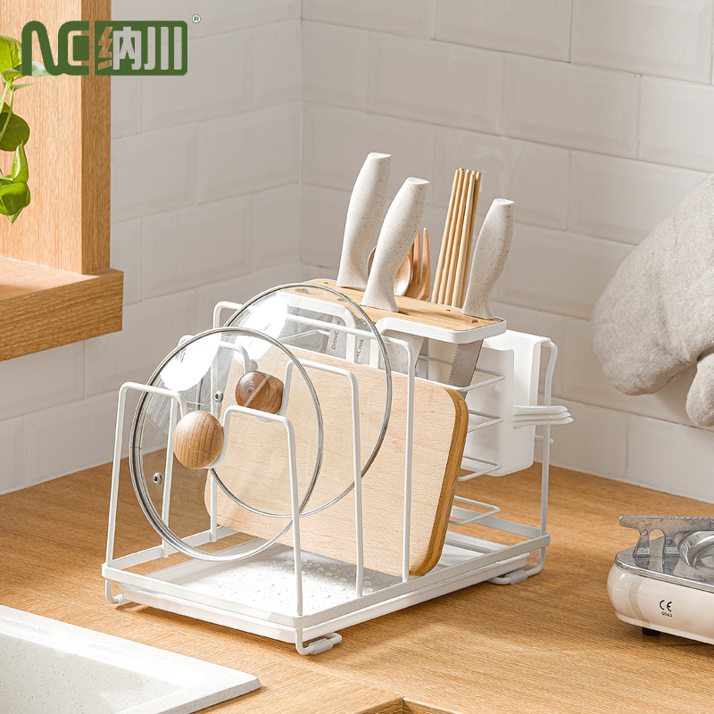 NaChuan ขาตั้งฝาหม้อ ขาตั้งฝาหม้อรูปคลื่น ที่วางฝาหม้อ ที่คว่ำฝาหม้อ ที่วางอเนกประสงค์ ที่ตั้งฝา ขาตั้ง Kitchen Stand ราคา 448 บาท*ส่งฟรี