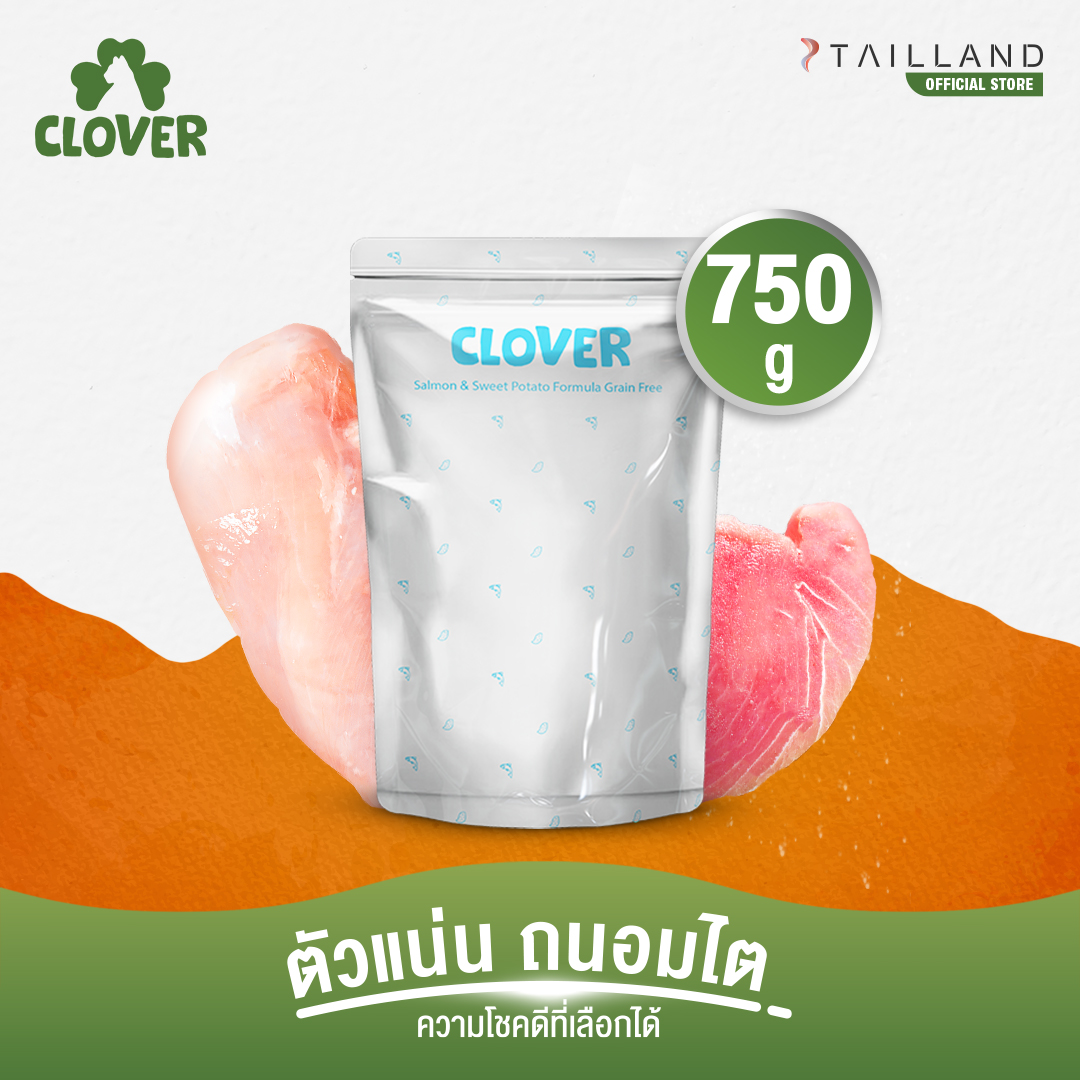 Clover รสเดียวพร้อมเสิร์ฟ รสไก่และทูน่า (750 g / 2.5 kg) ราคา 239 บาท*ส่งฟรี