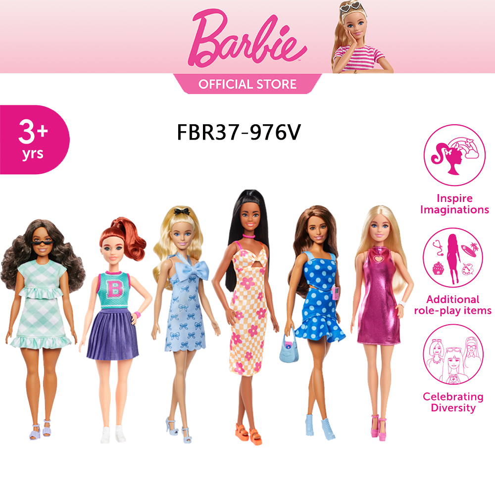 Barbie ® Fashionistas ™ Doll Barbie Fashionista Doll 1 Piece Fbr37 (976V) Id ราคา 675 บาท*ส่งฟรี