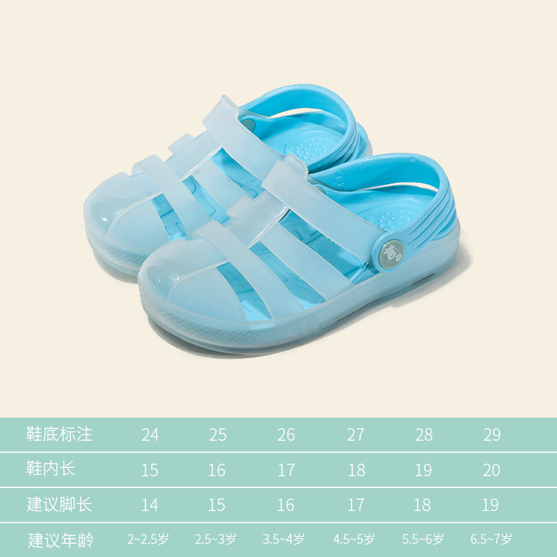 รองเท้าแตะสำหรับเด็ก Xia Nan 1-3 ปีกันลื่น 2 ทารกและเด็กเล็กทารกหญิงน่ารักเด็กระบายอากาศชายด้านล่างนุ่มรองเท้าหลุม