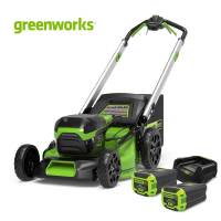 รถตัดหญ้าเดินอัตโนมัติไร้สาย 60V x 2ก้อน ขนาดใบ 21 นิ้ว ยี่ห้อ GREENWORK รุ่น 2515207 TH