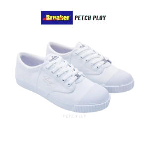 ภาพหน้าปกสินค้า[4x4] Breaker รองเท้านักเรียน รองเท้าผ้าใบ Breaker 4×4 สีขาว ผูกเชือก เบอร์ 29-47 ซึ่งคุณอาจชอบสินค้านี้