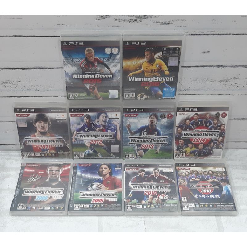 แผ่นแท้ [PS3] รวมทุกภาค World Soccer Winning Eleven (Japan) วินนิ่ง วินนิง Pro Evolution Soccer PES ฟุตบอล ราคา 48 บาท*ส่งฟรี