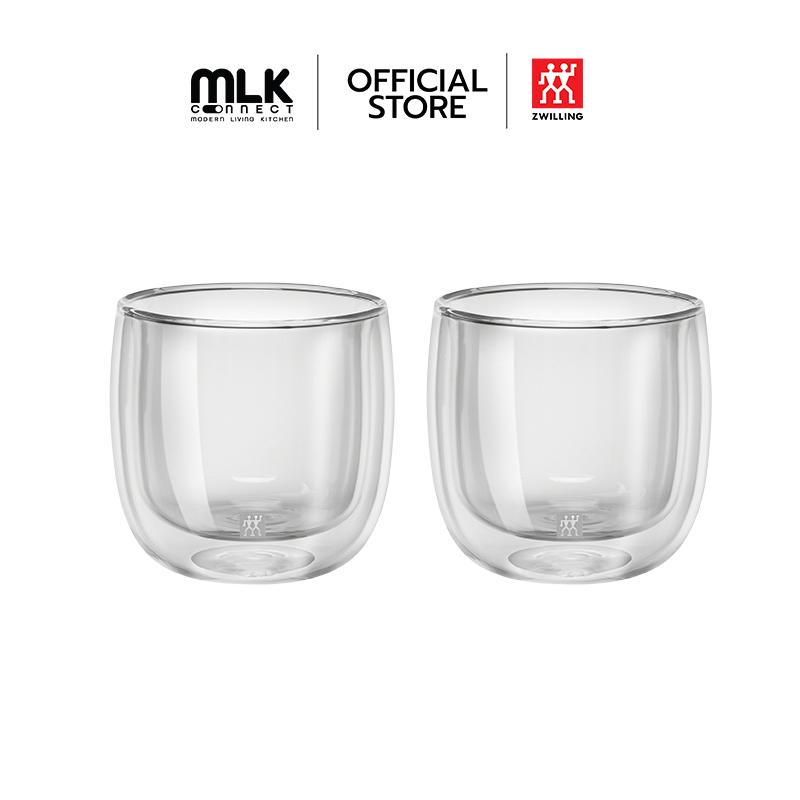 Zwilling ชุดแก้วดับเบิ้ลวอลล์ 240 มล. 2 ใบ ใส N39500077 ราคา 1,275 บาท*ส่งฟรี