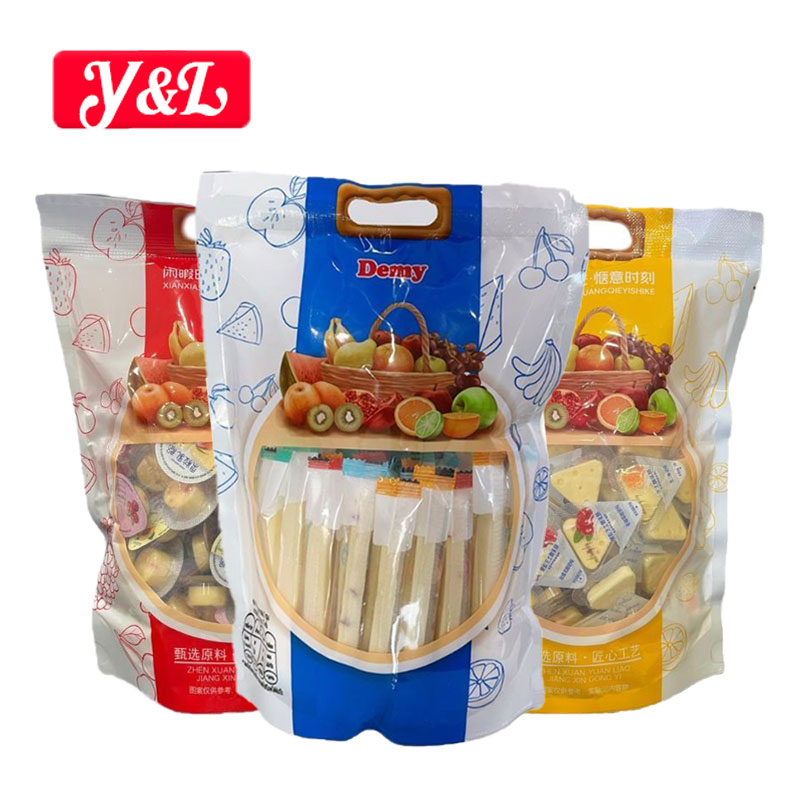 New Style Assorted Flavored Milk Cheese Cubes, Many Flavors, Cheese Flavor, Rose, Fruit, Size 1 Packet 500 Grams. ราคา 139 บาท*ส่งฟรี