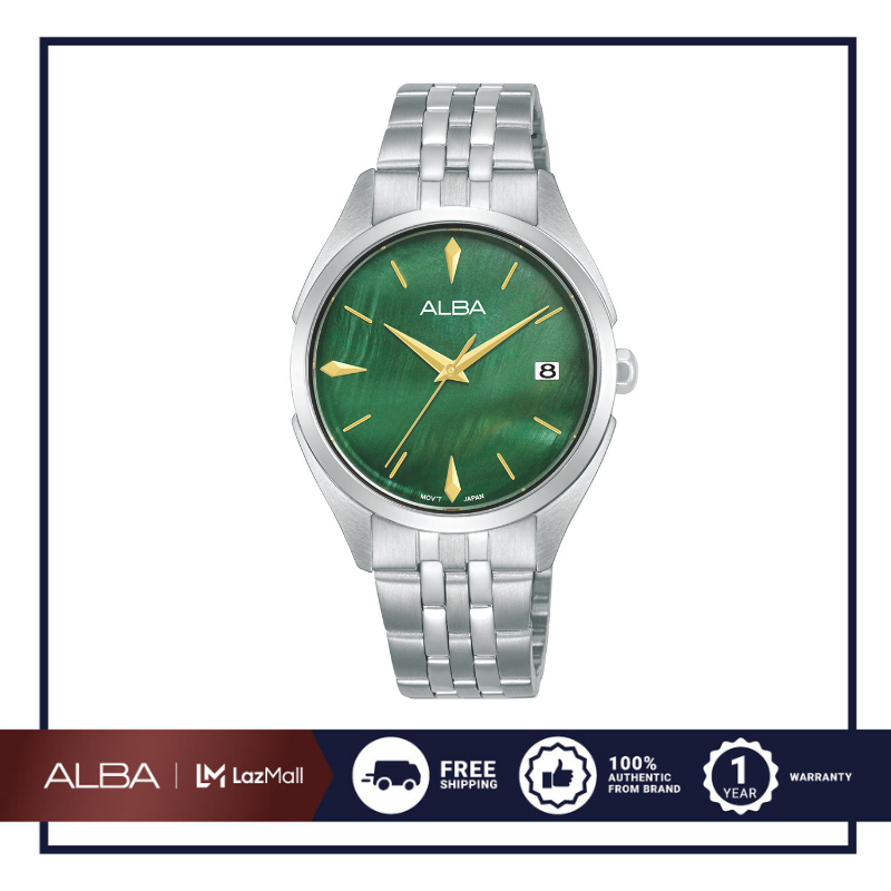 Alba Women's Wristwatch Ikebana Quartz Model Ag8P37X Size 32 Mm. ราคา 3,100 บาท*ส่งฟรี