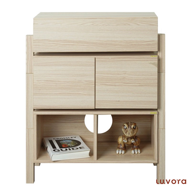 Luvora SetStack 3ชั้น ลิ้นชัก ชั้นวางของ ดีไซน์เก๋ สามารถเลือก DIY ชั้นได้ตามใจ ใส่ได้สูงสุด4ชั้น [Best Sale] ราคา 1,500 บาท*ส่งฟรี