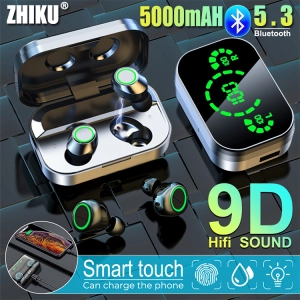 ภาพหน้าปกสินค้า【อัพเกรดใหม่สุดบลูทูธ 5.3】ZHIKU หูฟังบลูทูธ เสียงใสเบสดี กันน้ำ IPX7 หูฟังอินเอียร์ หูฟังสเตอริโอ หูฟัง Earphone Earbud True Wireless Blth 5.3 V5.3 ios (หูฟังเบสหนัก หูฟังเล่นเกม หูฟงบลทธไร้สาย หูฟังเกมมิ่งหูฟังไร้สาย หูฟังออกกำลังกาย） ที่เกี่ยวข้อง