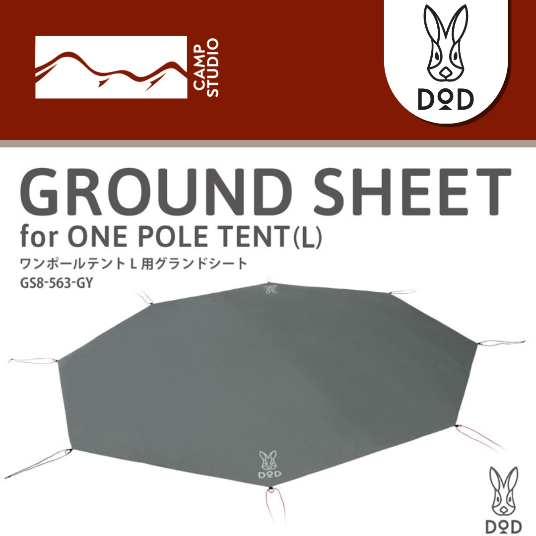ONE POLE TENT (L) & GROUND SHEET-