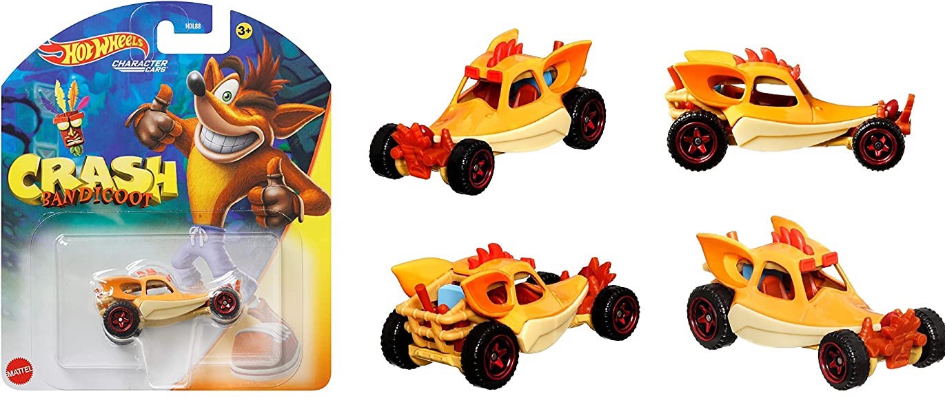 Crash Bandicoot - Hot Wheels Character Cars