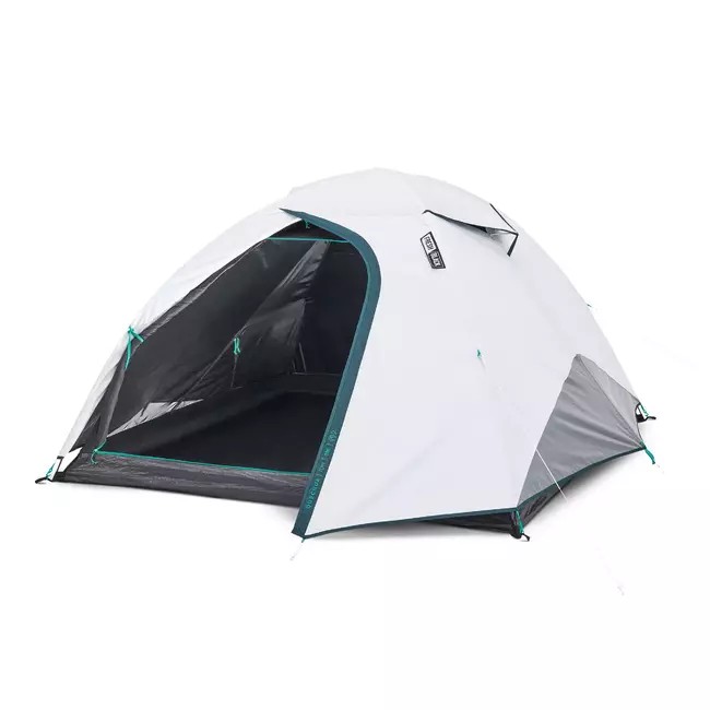 ส่งฟรี QUECHUA เต็นท์ สำหรับ 3 คนรุ่น MH100 Fresh&Black (สีขาว) Camping Tent แค้มปิ้ง เดินป่า ราคา 2,999 บาท*ส่งฟรี