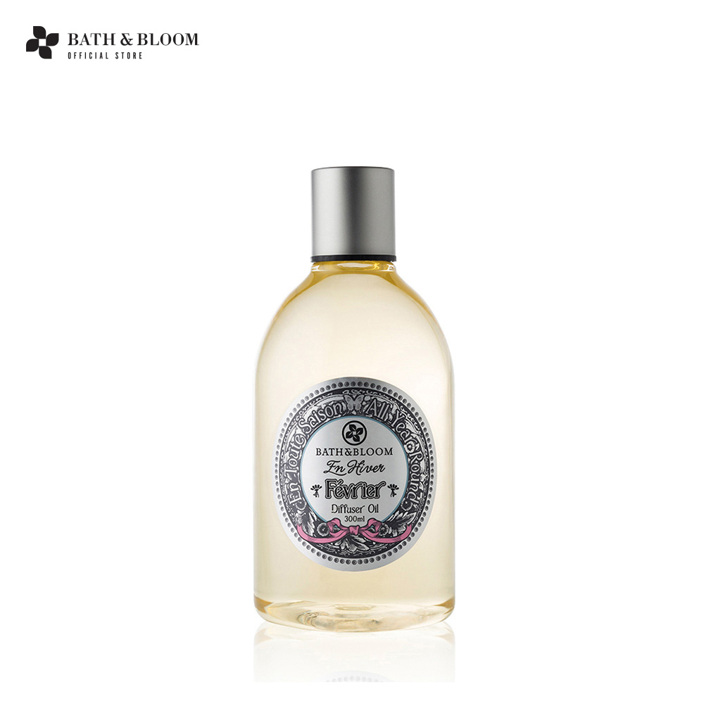 Bath & Bloom Fevier (February) Diffuser Oil 300 Ml. Bath and Bloom Air Freshener Essential Oil Fragrance from Many Varieties of Roses, 300 Ml. ราคา 1,750 บาท*ส่งฟรี