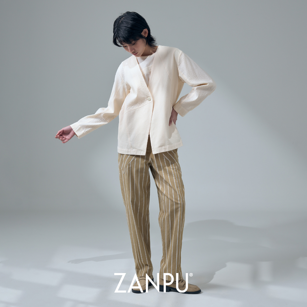 Zanpu Ss26 Shadow Line Stripe Pants Tapered Pants Pn-9260306 ราคา 3,990 บาท*ส่งฟรี
