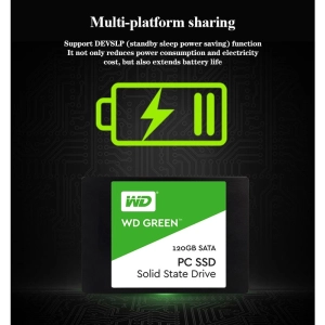 สินค้า 【จัดส่งในพื้นที่】 Western Digital(เวสเทิร์นดิจิตอล) 120GB,240GB,480GB,1TB SSD (เอสเอสดี) WD GREEN SATA III 6Gb/s Warranty 3 ปี
