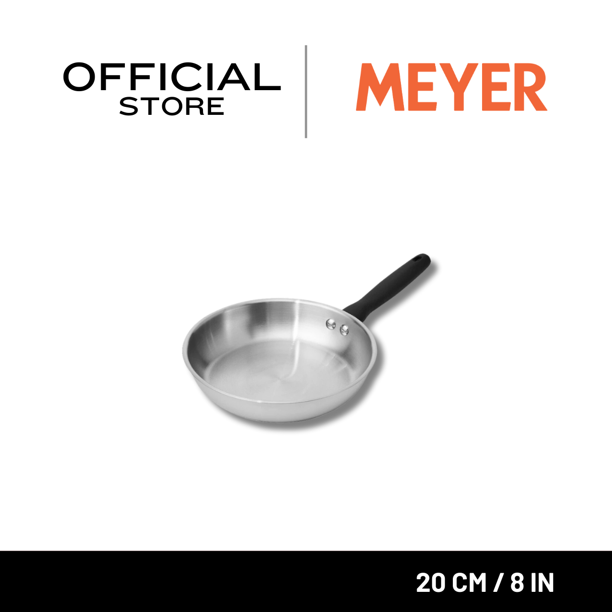MEYER LUNA SS 20CM/8" OPEN FRYPAN ราคา 595 บาท*ส่งฟรี