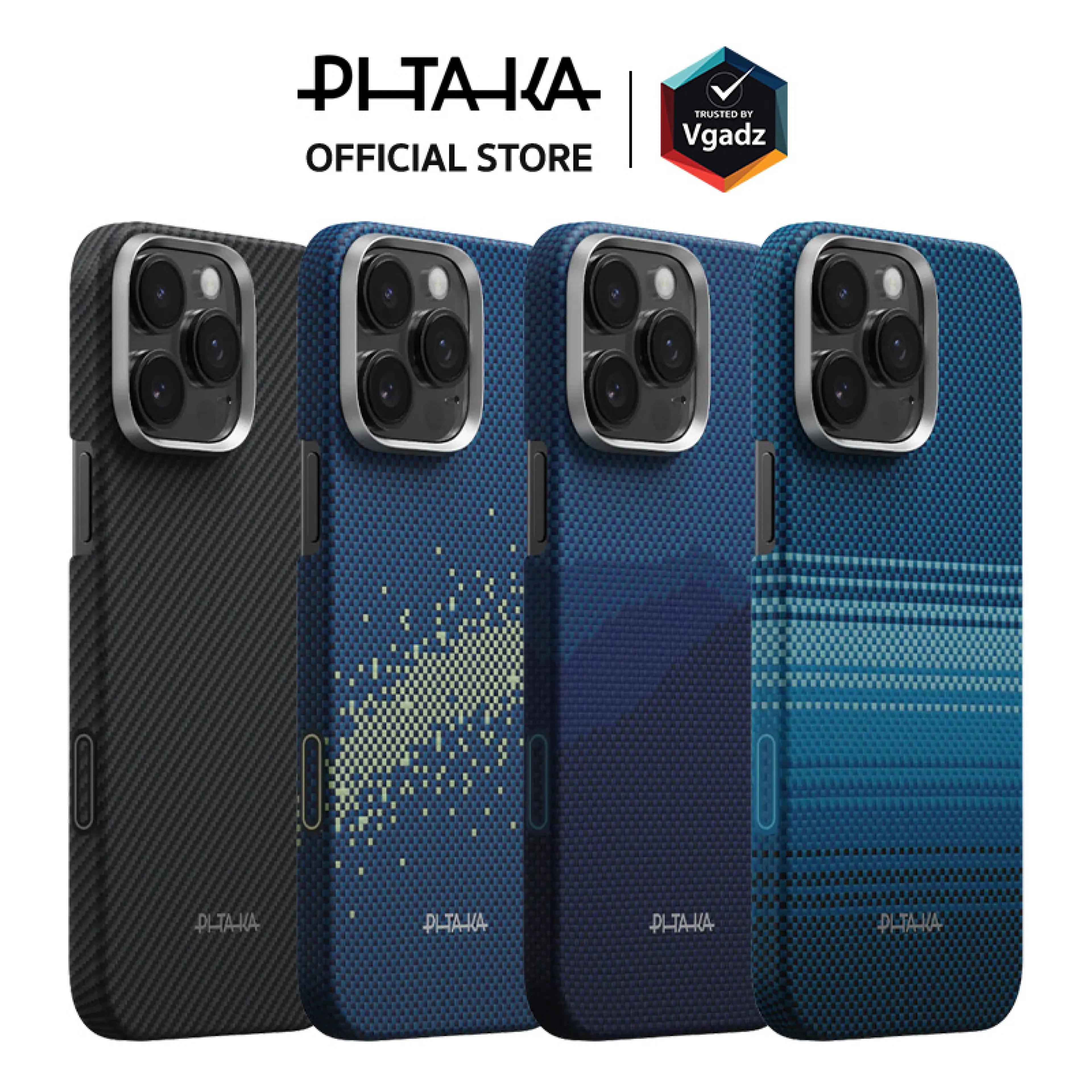 Pitaka Case for iPhone 16 Pro / 16 Pro Max, Ultra-Slim Case (Pitatap ™ )