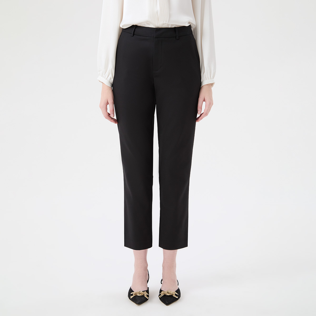 ESPADA กางเกง ทรงสลิม ผู้หญิง สีดำ Slim Trousers | 04977 ราคา 1,327 บาท*ส่งฟรี