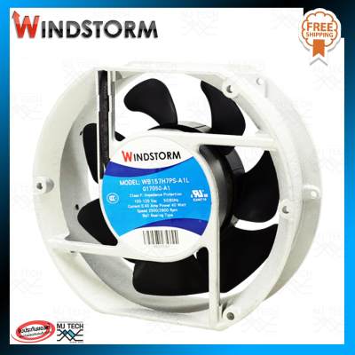 Windstorm พัดลมระบายอากาศ แบบลูกปืน สำหรับตู้คอนโทรล  ขนาด 6 นิ้ว รุ่น WB157H7PS-A2LG (ส่งฟรีทั่ยวไทย)