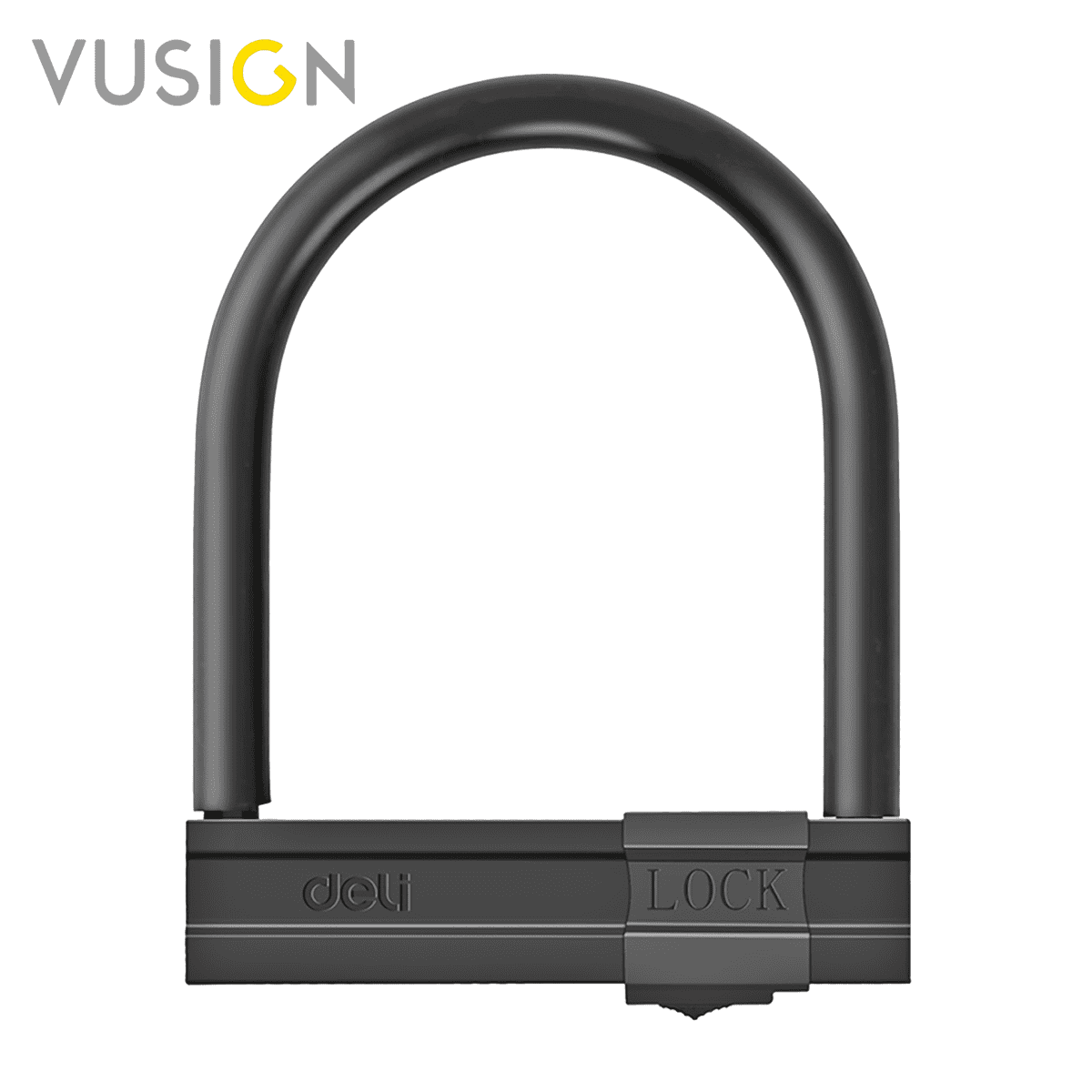 vusign อุปกรณ์ล็อคล้อรถตัวยู กุญแจล็อคบ้าน ล็อครั้ว ล็อคอาคาร แบบเทคโนโลยี ป้องกันขโมยแน่นหนา ทนทาน มีปุ่มปิดป้องกันฝุ่นเข้า shaped loc ราคา 459 บาท*ส่งฟรี