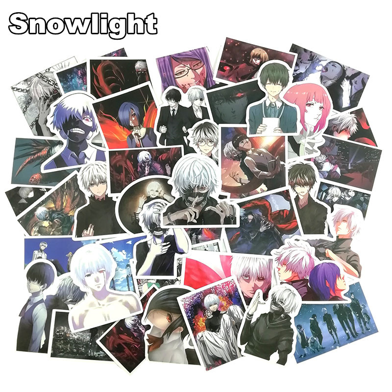 10/50pcs/set Japan Anime Doodling Tokyo Ghoul For Automobile Laptop Skateboard Car Bicycle Suitcase Decal Toy Stickers