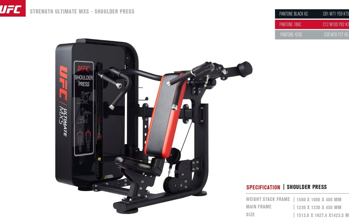 UFC STRENGTH ULTIMATE MXS SHOULDER PRESS UMS-PS102 ราคา 175,000 บาท*ส่งฟรี