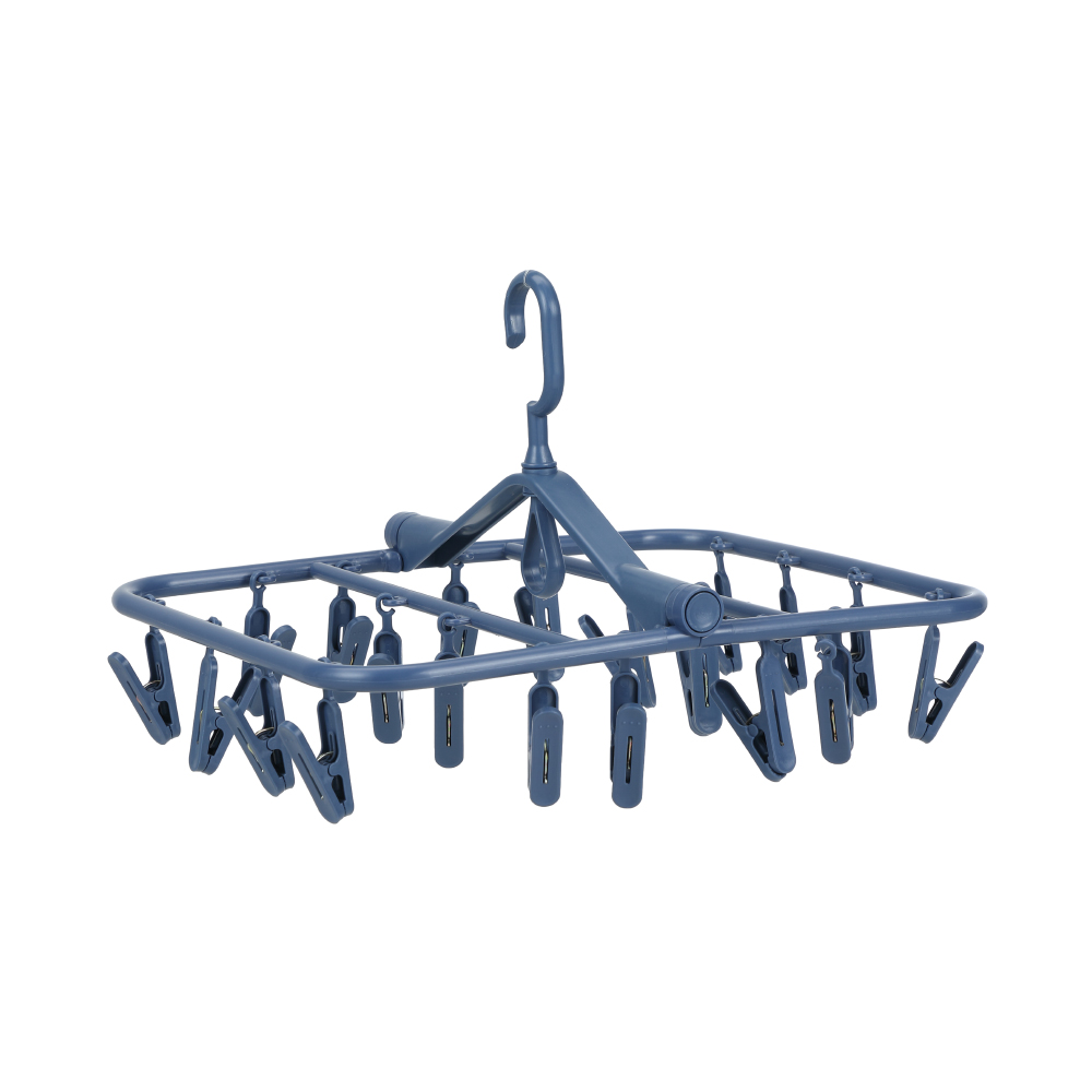 INDEX LIVING MALL BOAT Foldable drying hanger - Dark Blue ราคา 125 บาท*ส่งฟรี