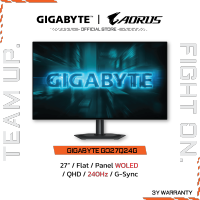 GIGABYTE GO27Q24G Gaming Monitor (จอมอนิเตอร์) | 27″ QHD | WOLED | 0.03 ms | 240Hz | G-Sync