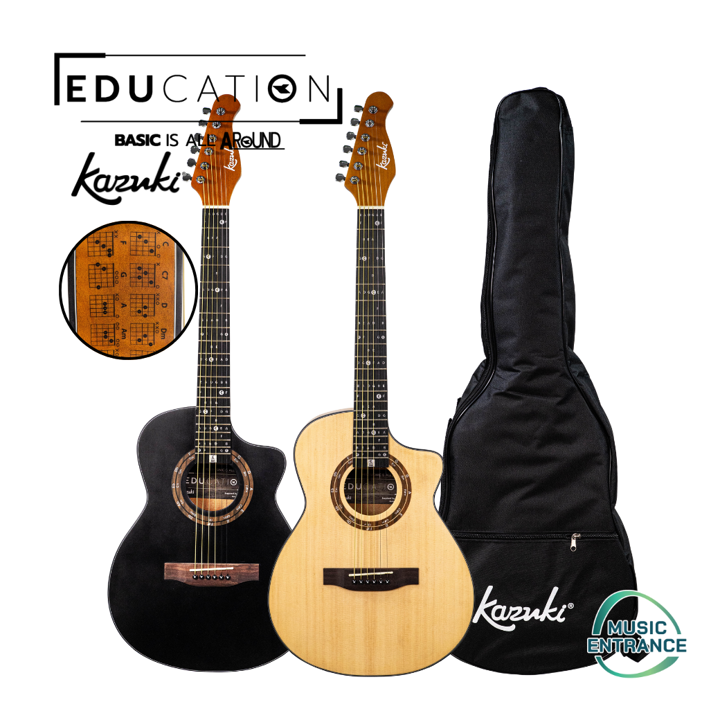 Kazuki Education Series Primary 36 กีตาร์โปร่ง Education กีต้าร์โปร่ง สอนเล่นในตัว มีคอร์ดโชว์ ราคา 2,855 บาท*ส่งฟรี