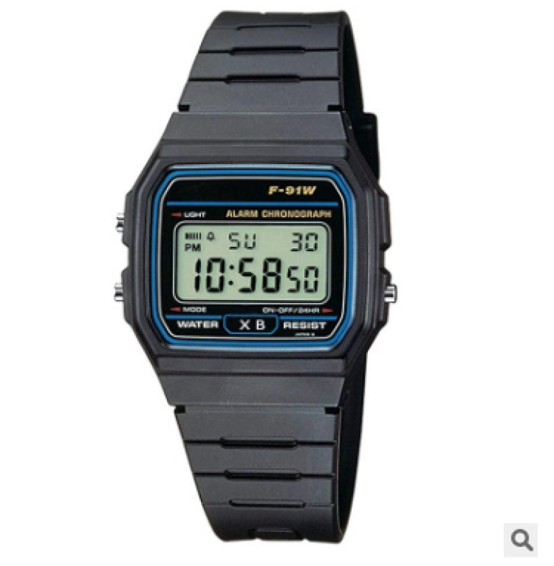 ภาพหน้าปกสินค้า(นาทีทอง ลดราคา  ) F-91W Digital นาฬิกาข้อมือ สายเรซิน รุ่น F-91W (SK-1134) จากร้าน Smart watch 9880 บน Lazada