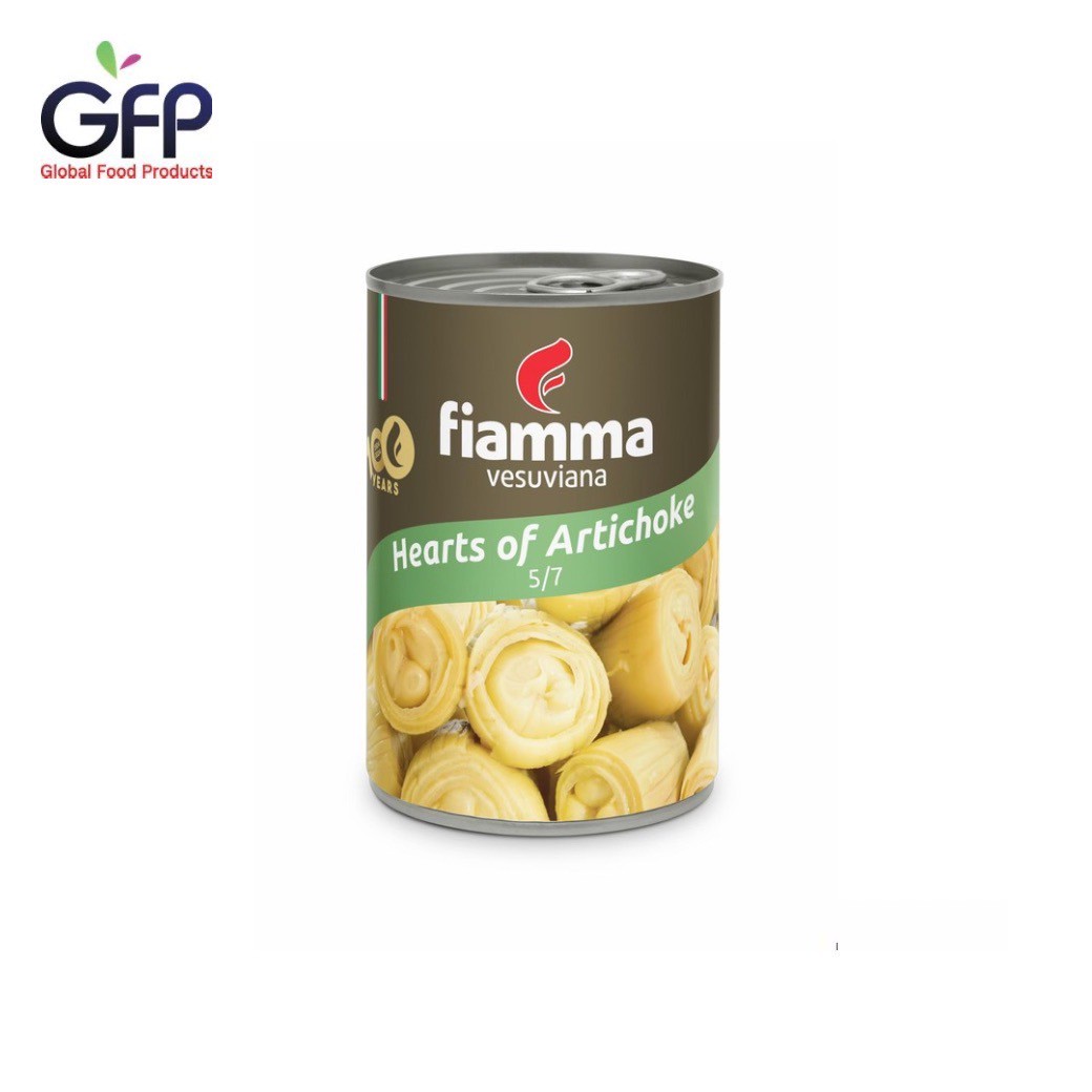 Fiamma Hearts of Artichoke 5/7 400g Fiamma Hearts of Artichoke in Seasoned Water, Size 400 Grams (3108) ราคา 199 บาท*ส่งฟรี