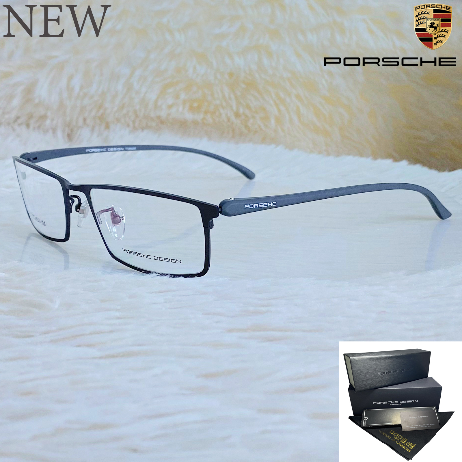 กรอบแว่นตา สำหรับตัดเลนส์ แว่นตา Fashion แว่นตา ทรงสปอร์ต 05 สีเทา ไทเทเนียม Titanium ขาข้อต่อ ไม่ใช้น็อต น้ำหนักเบา ทนทาน รับตัดเลนส์ ราคา 1,998 บาท*ส่งฟรี