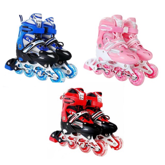 โปรโมชั่น รองเท้าสเก็ต Skate Roller Blade 1 คู่ PU ราคาถูก สเก็ตบอร์ด สเก็ต