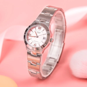 ภาพหน้าปกสินค้าCasio Lady รุ่น LTP-1241D-4A  นาฬิกาข้อมือผู้หญิง สายสแตนเลส หน้าปัดชมพูสุดหวาน (สินค้าขายดี) -มั่นใจของแท้ 100% ประกันศูนย์ 1 ปีเต็ม ที่เกี่ยวข้อง