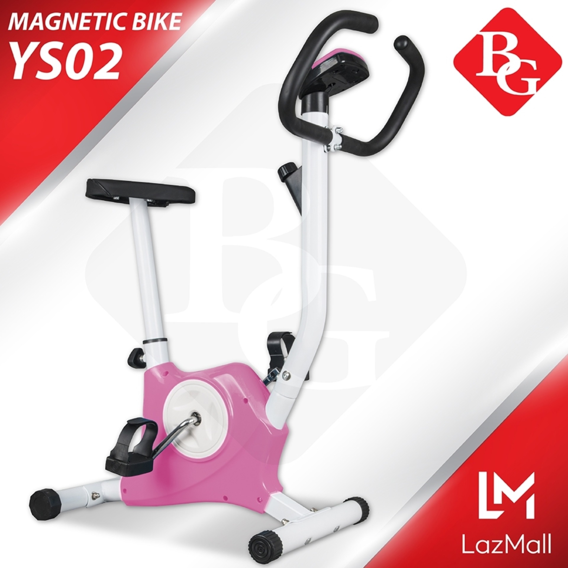 ดูภาพ B&G Exercise Bike จักรยานออกกำลังกาย Magnetic Bike รุ่น YS02 (Pink) เพิ่มเติม B&G Exercise Bike จักรยานออกกำลังกาย Magnetic Bike รุ่น YS02 (Pink)