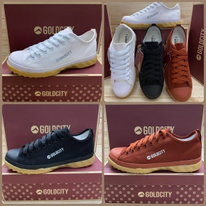 สินค้า Gold city GT200 รองเท้าผ้าใบนักเรียน ( 39-44)  สีขาว,ดำ,น้ำตาล