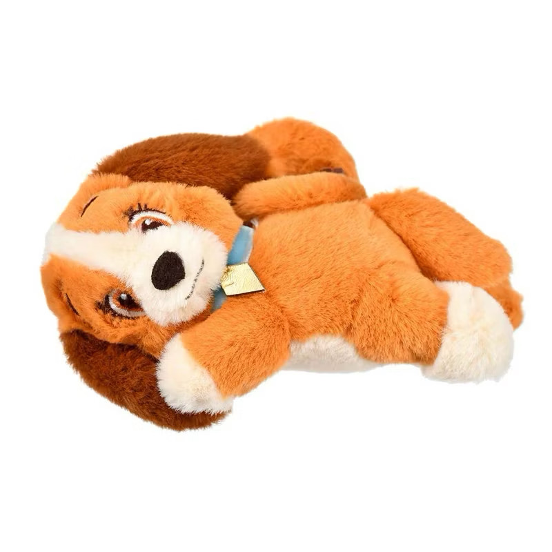 ￼พร้อมส่ง🐶🤎กิ๊บหนีบผม Lady (Lady and the Tramp)Hair Clip with Hug, Stuffed Animal Style ราคา 1,190 บาท*ส่งฟรี