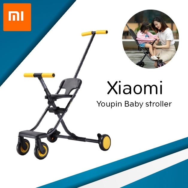 XIAOMI Youpin Baby stroller - รถเข็นเด็ก ที่สามารถพับเก็บได้และมีน้ำหนักเบา ที่เหมาะกับการพาเด็กออกไปเดินเล่นและนั่งสบาย