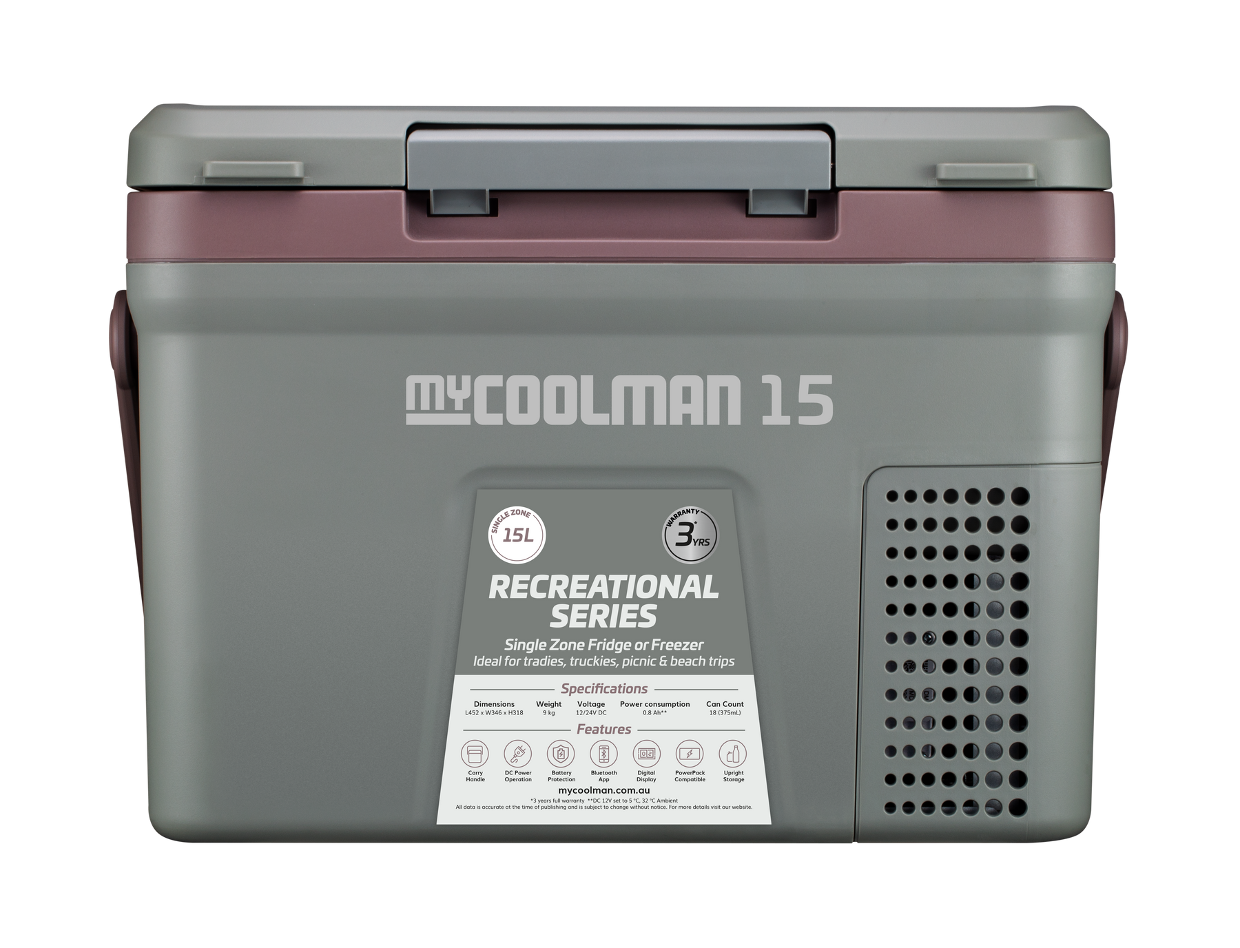 Mycoolman Ccp15, 15 Liters, Portable Freezer Refrigerator ราคา 12,000 บาท*ส่งฟรี