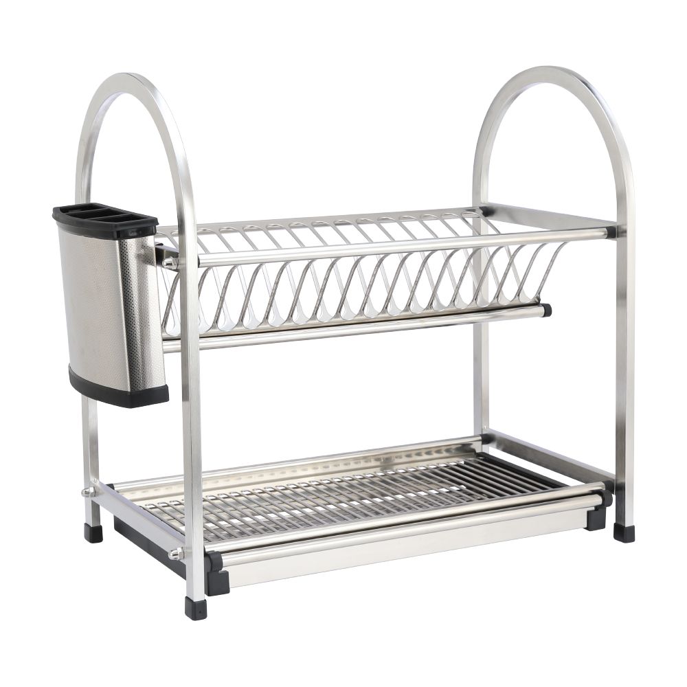 INDEX LIVING MALL ABBAS 2-TIER DISH RACK 43 X 45 X 26 CM. - SILVER ราคา 1,390 บาท*ส่งฟรี
