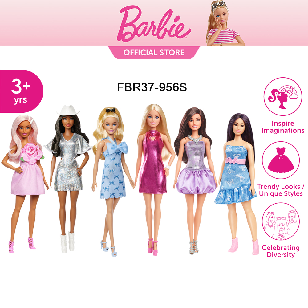 Barbie ® Fashionistas ™ Doll Barbie Fashionista 1 Piece Fbr37 (976N,R,S) Id ราคา 675 บาท*ส่งฟรี