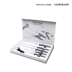 ภาพหน้าปกสินค้าLocknLock Cookplus เซ็ตมีดสแตนเลสเคลือบ 6 ชิ้น รุ่น CKK101S01 ซึ่งคุณอาจชอบราคาและรีวิวของสินค้านี้