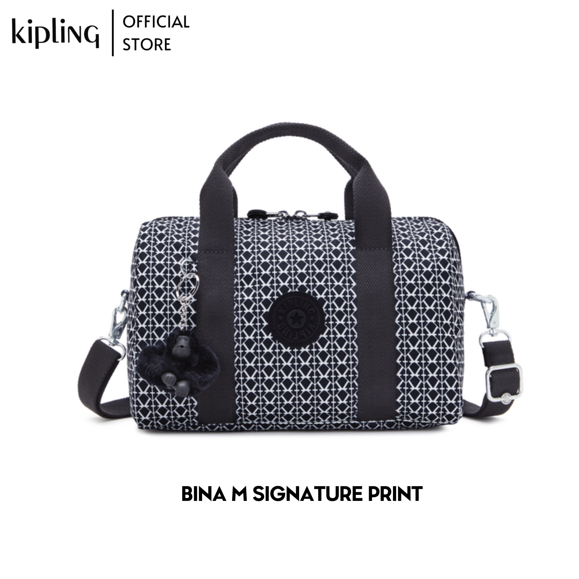 กระเป๋า Kipling รุ่น BINA M สี SIGNATURE PRINT ราคา 3,067 บาท*ส่งฟรี