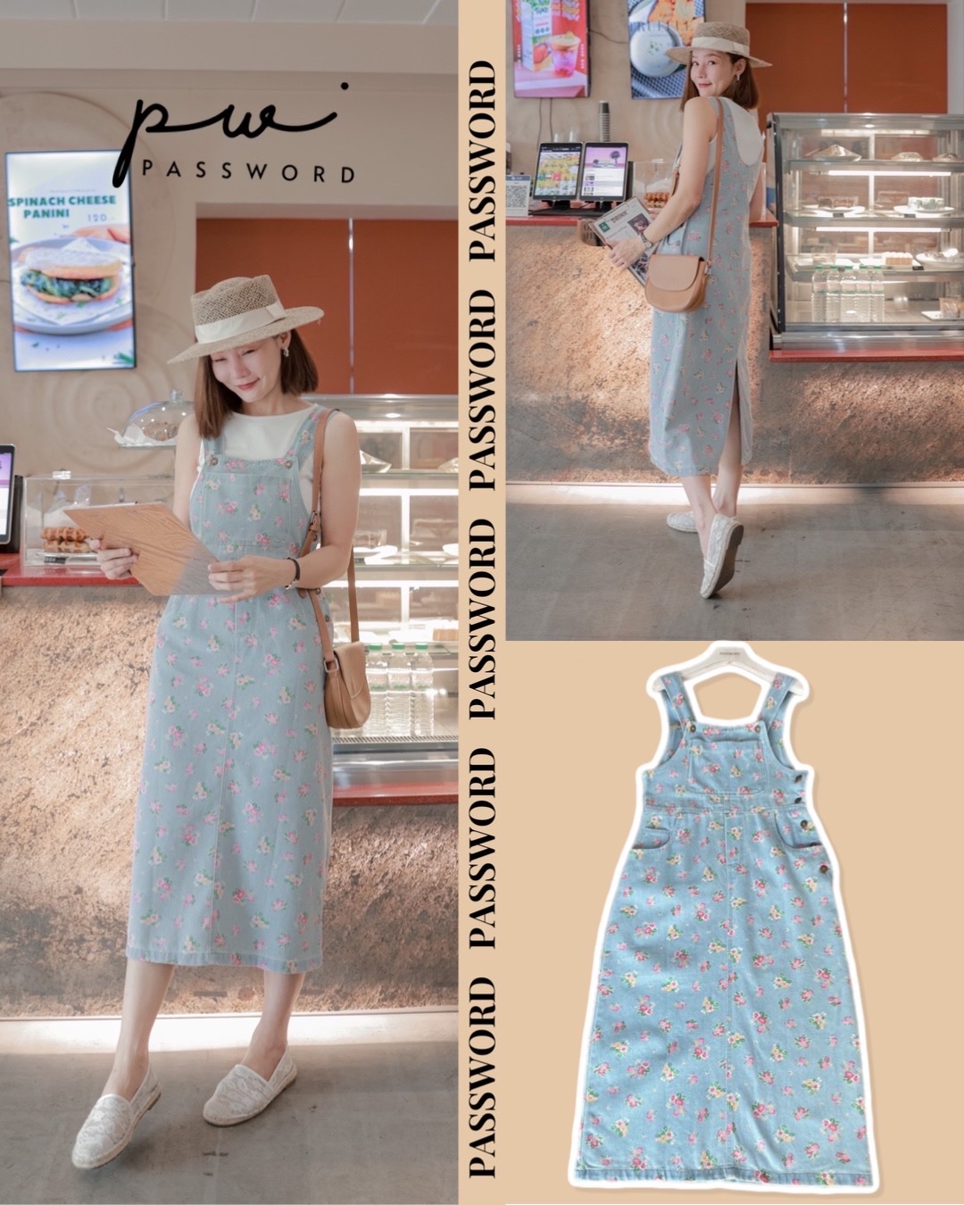 Pre-Order Chicory Coffee Velvet Adjustable Straps Patched Pocket Sleeveless Jumpsuit main image 1