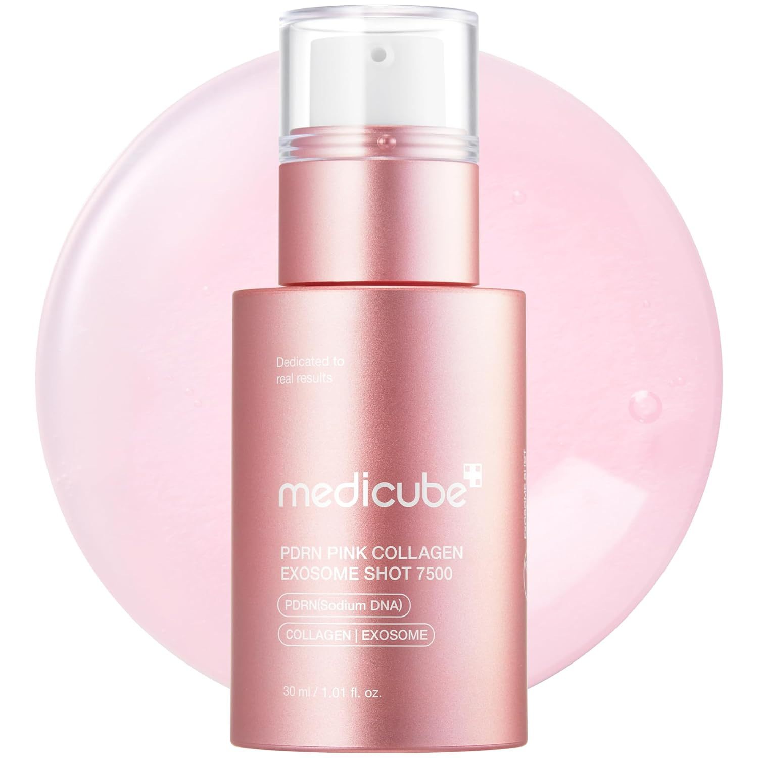 Medicube Pdrn Pink Collagen Exosome Shot Serum 7,500 Ppm | Concentrated Skin Care Products | Helps Adjust Uneven Skin Tone, Tighten Pores, and Improve Skin Condition. | Products from Korea ราคา 378 บาท*ส่งฟรี