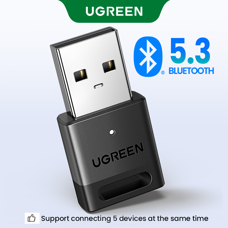 UGREEN USB Bluetooth 5.3 Dongle Adapter for PC Speaker Wireless Mouse Keyboard Music Audio Receiver Transmitter Bluetooth Model: 35995 ราคา 173 บาท*ส่งฟรี