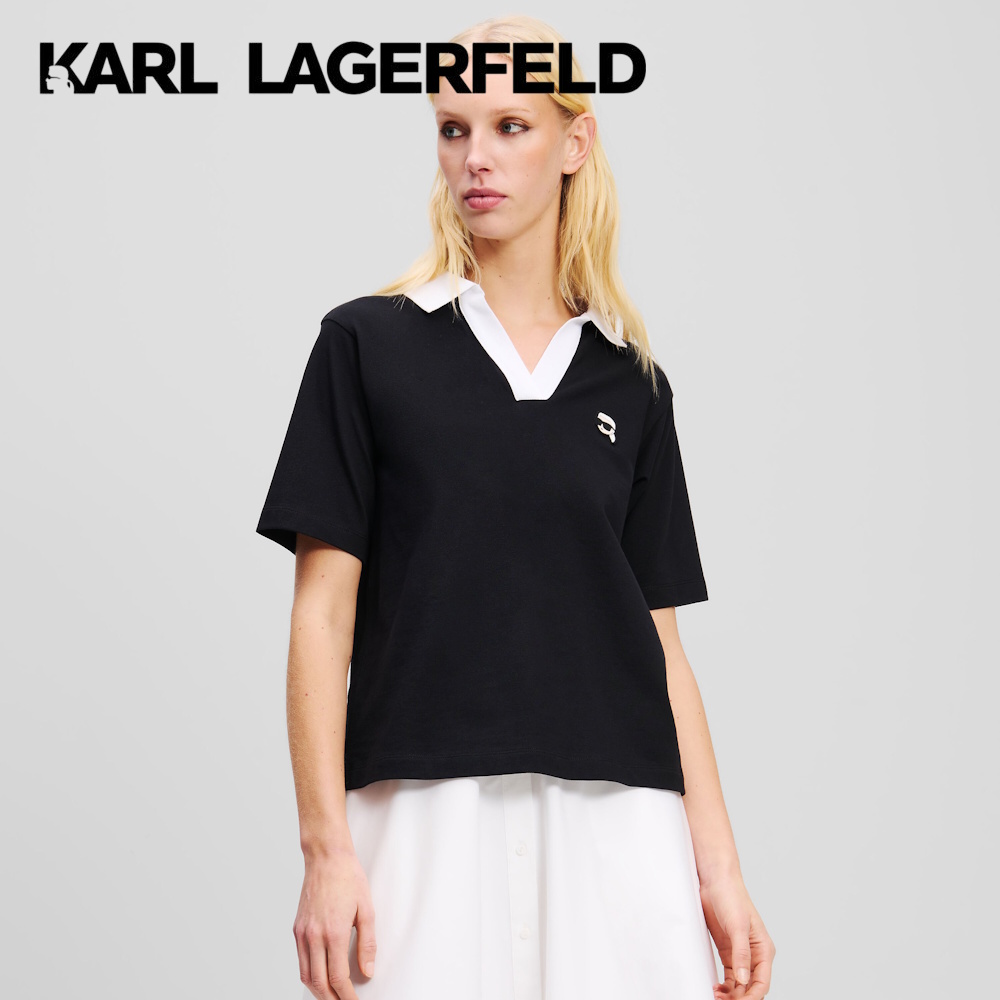 KARL LAGERFELD - IKON POLO SHIRT ราคา 4,050 บาท*ส่งฟรี