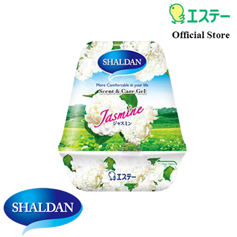 Shaldan Scent & Care Gel Air Freshener: Jasmine เจลหอมปรับอากาศ กลิ่นมะลิ - ยี่ห้อ Shaldan ราคา 75 บาท*ส่งฟรี