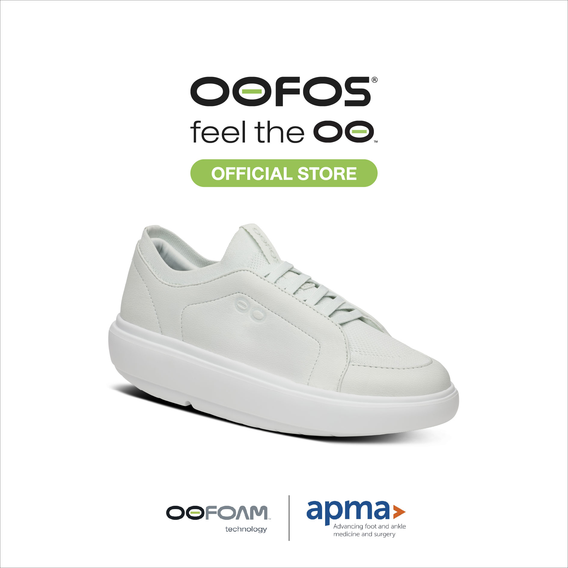 Oofos - Oomg+ Club White (Womens) Rehabilitation Shoes ราคา 5,990 บาท*ส่งฟรี