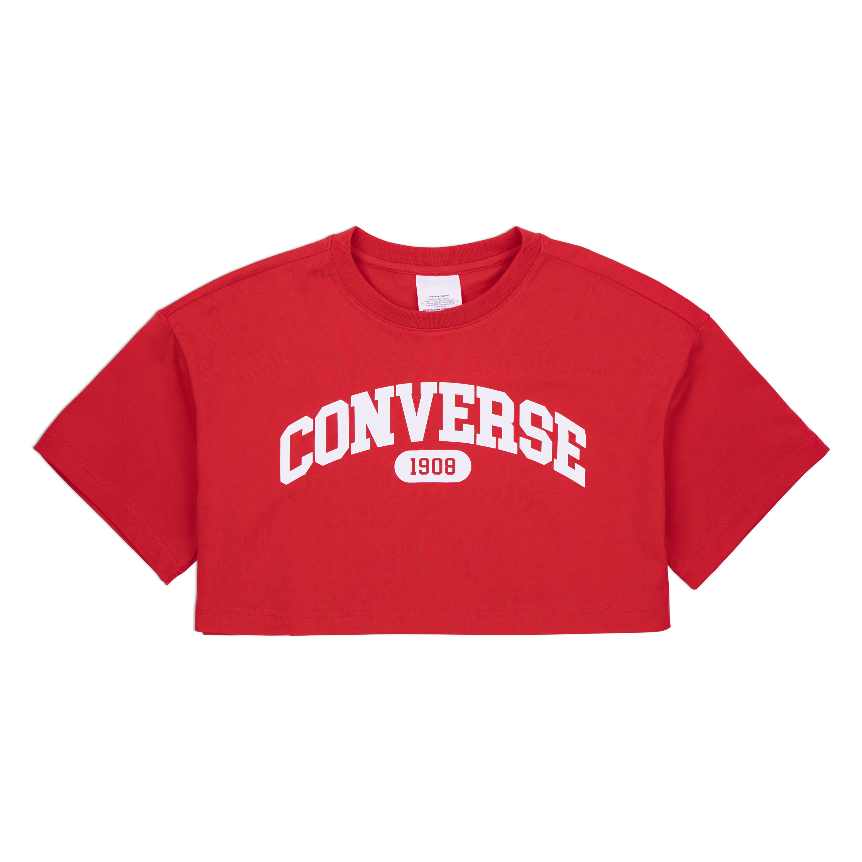 CONVERSE เสื้อผู้หญิง รุ่น SPORTY CROPPED TEE RED - 1427253CF_F4REXX ราคา 890 บาท*ส่งฟรี